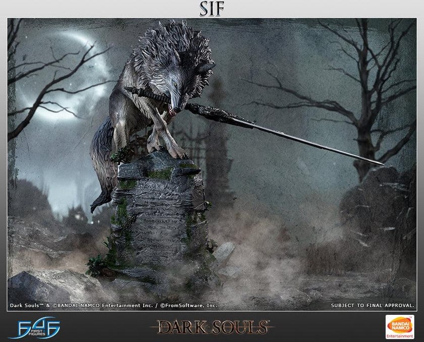 First 4 Figures Dark Souls – The Great Grey Wolf, Sif Statue Giveaway