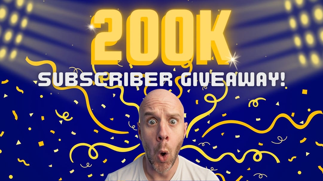 Mark Ellis Reviews 200k Subscriber Giveaway Extravaganza 🥳