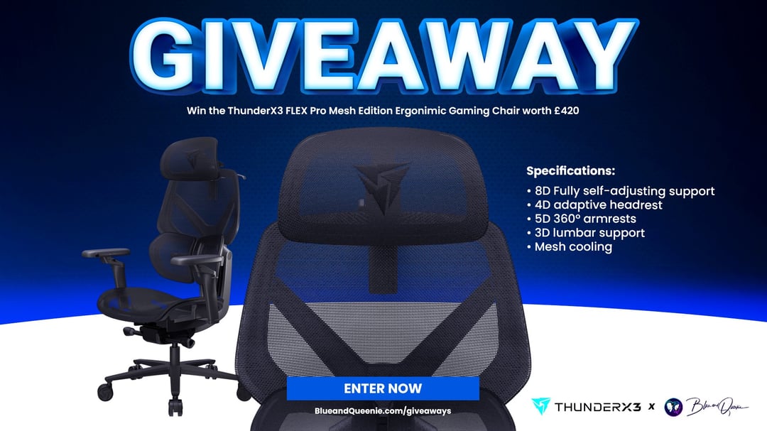 ThunderX3 FLEX Pro Mesh Edition Gaming Chair Giveaway