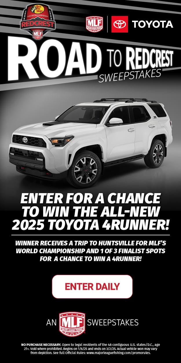 2025 MLF Toyota Road to REDCREST Sweepstakes