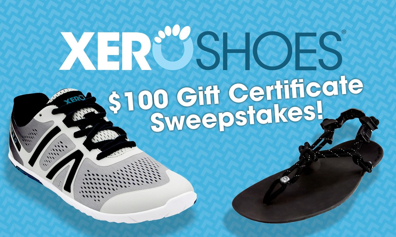 Win A $100 Xero Shoes Gift Certificate