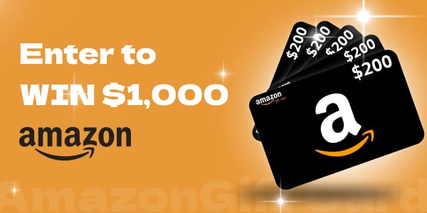 Win $1,000 Amazon Gift Cards! Super Easy!💳💰