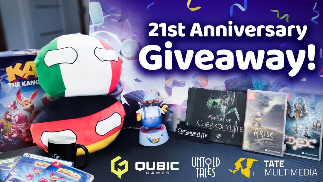 🎉 21 Years of Fun – QubicGames Anniversary Giveaway! 🎮✨