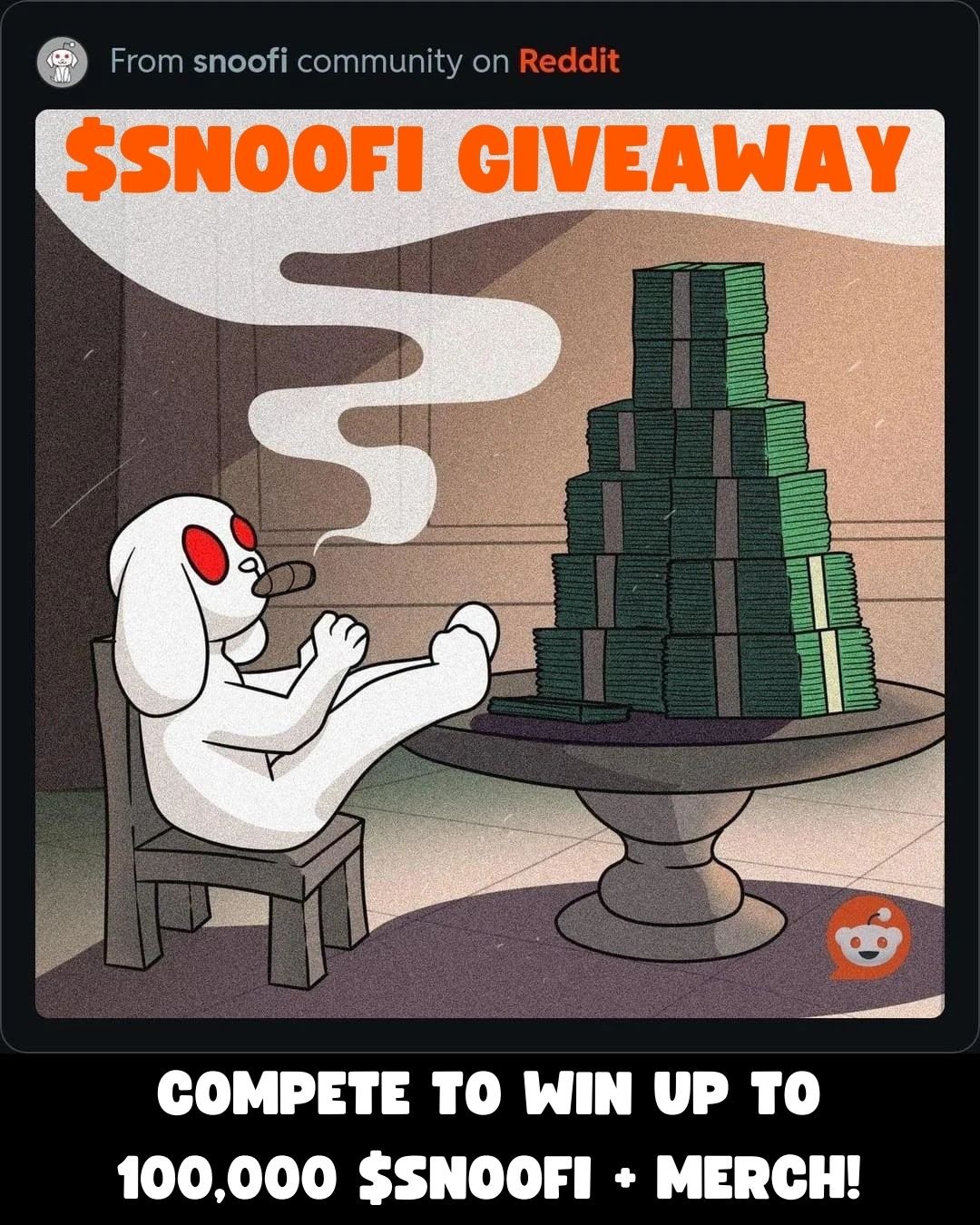 r/snoofi Giveaway Competition