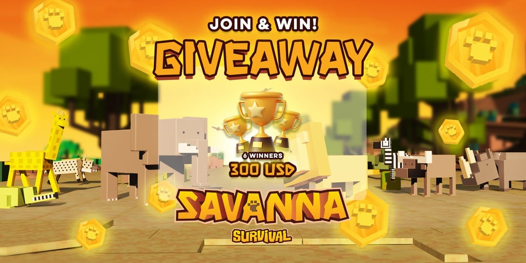 🌿 ฉลองการเปิดตัว Savanna Survival กับกิจกรรมแจกโชคใหญ่! 🎉