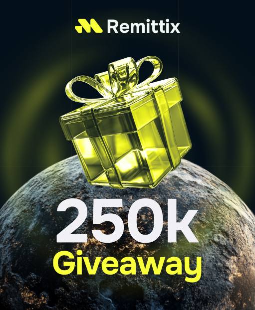 🚀 Remittix $250,000 Giveaway 💰