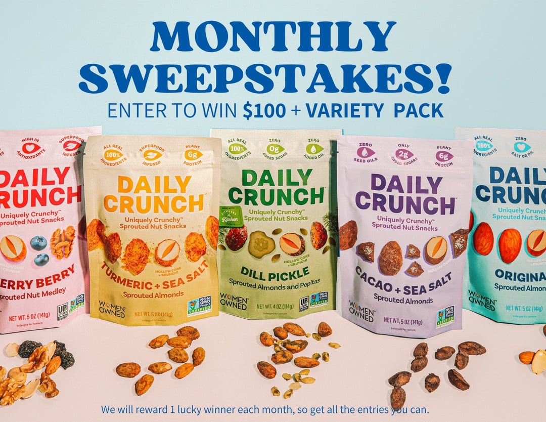 Daily Crunch Monthly Sweepstakes