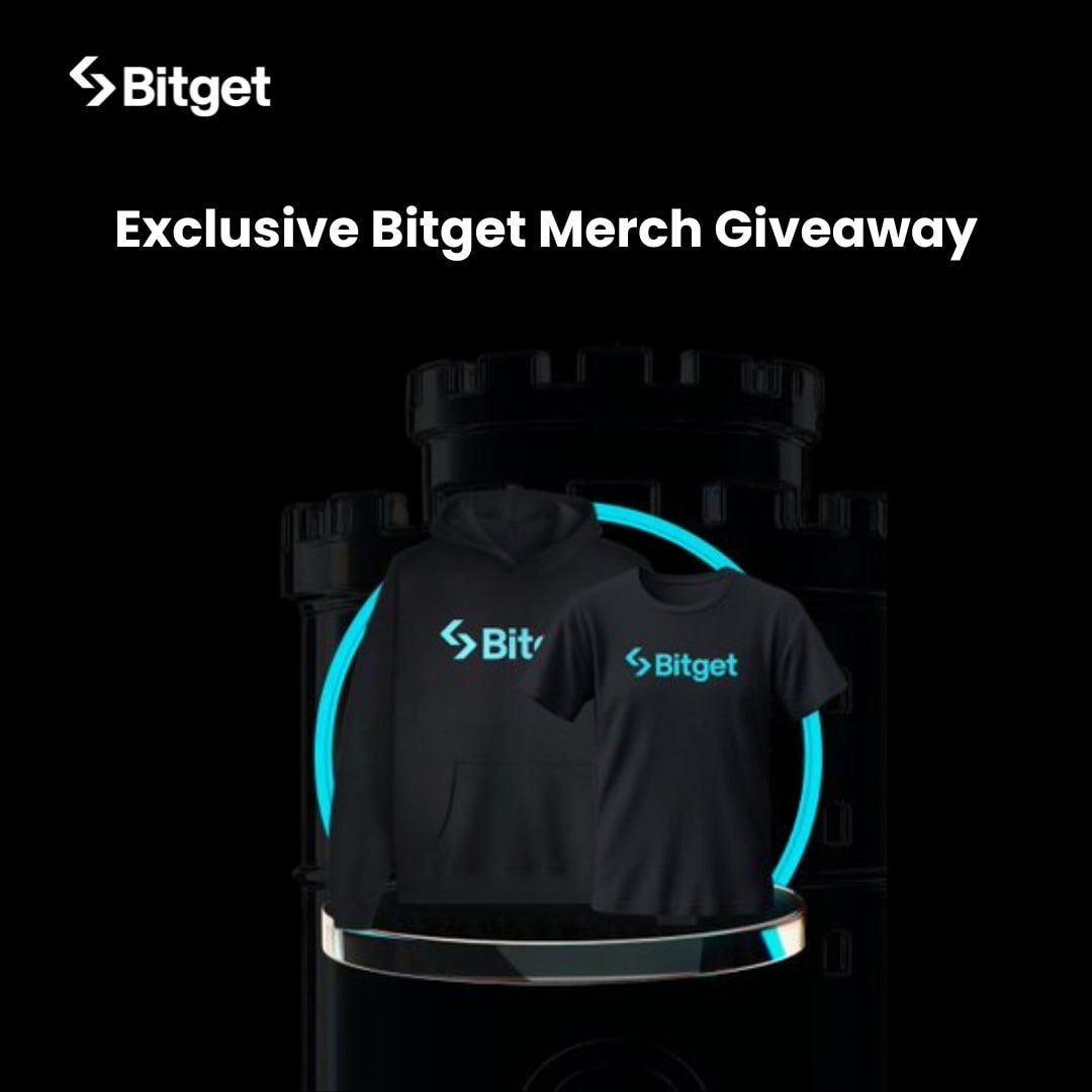 🎁Win Exclusive Bitget Merch – Tees, Hoodies & Mousepads!