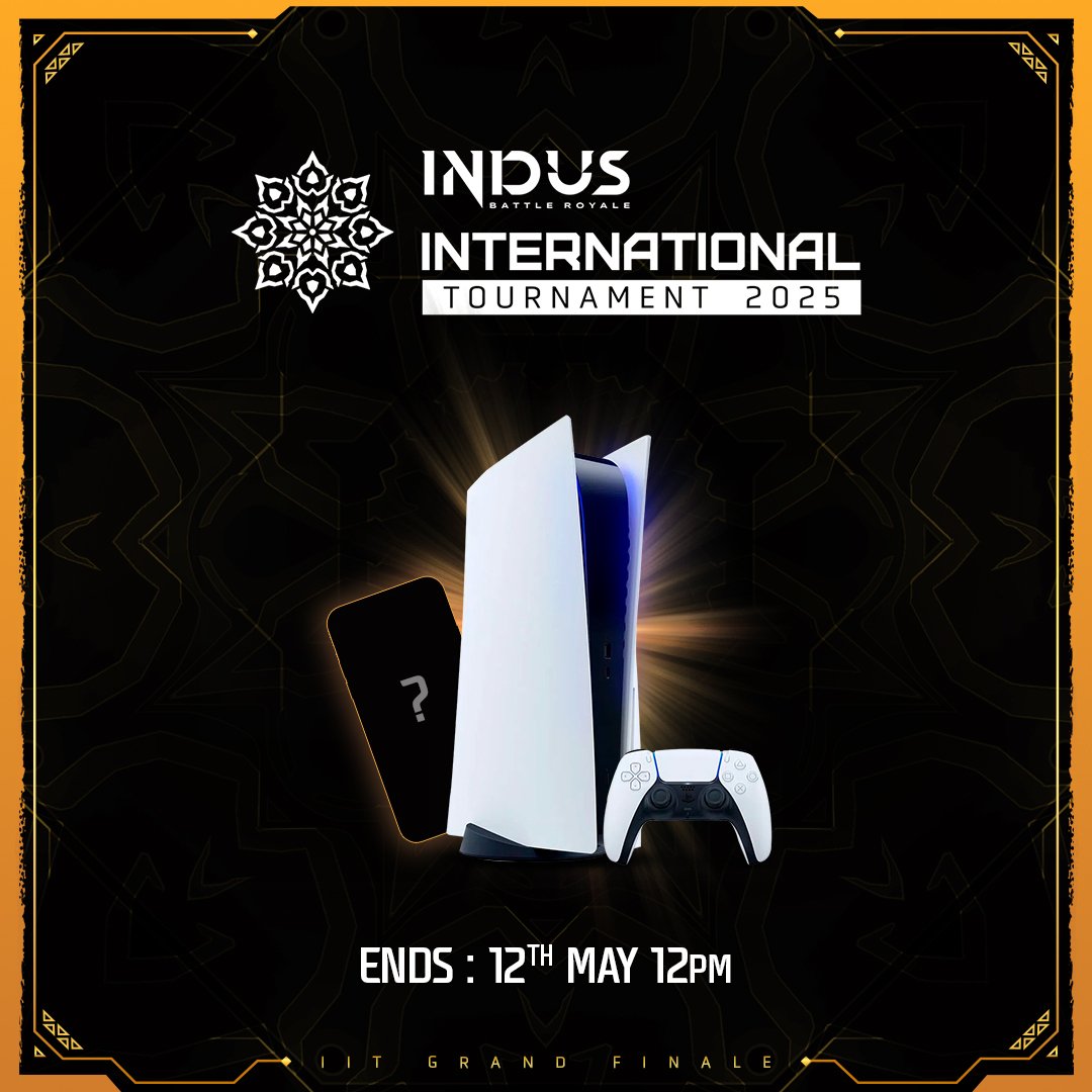 Win a PlayStation 5 with Indus International Tournament Giveaway