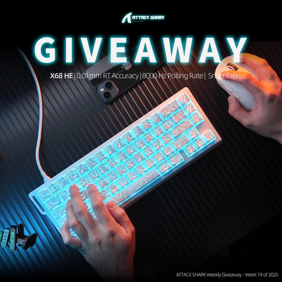 ATTACK SHARK Weekly Giveaway – Week 19 of 2025