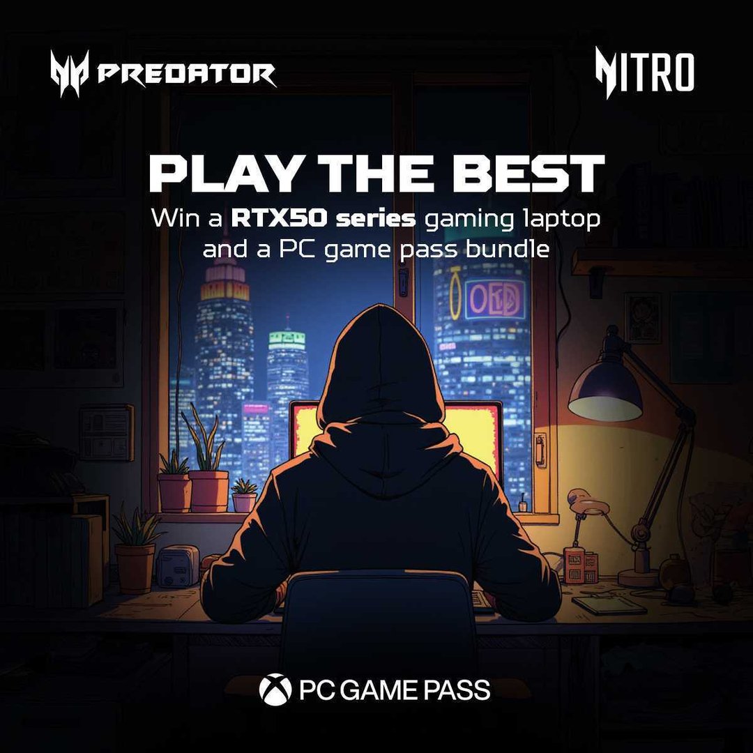 Win a 50 Series Gaming Laptop and 12 Months of PC Game Pass