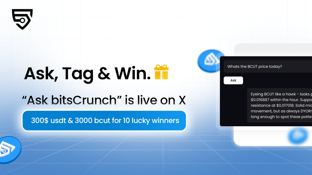 Ask bitsCrunch AI, Win Something Back