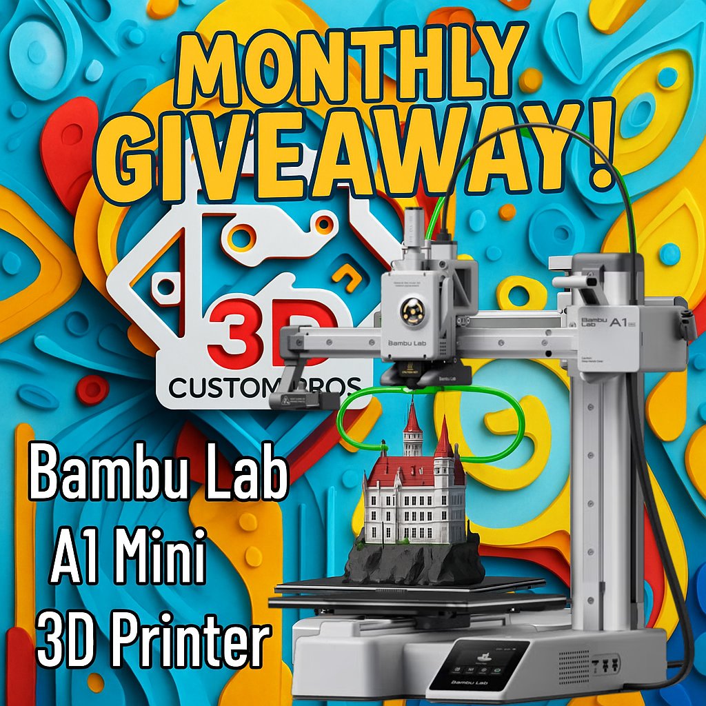 Win a Bambu Lab A1 Mini 3D Printer – Join the ScufflesTV Giveaway #4
