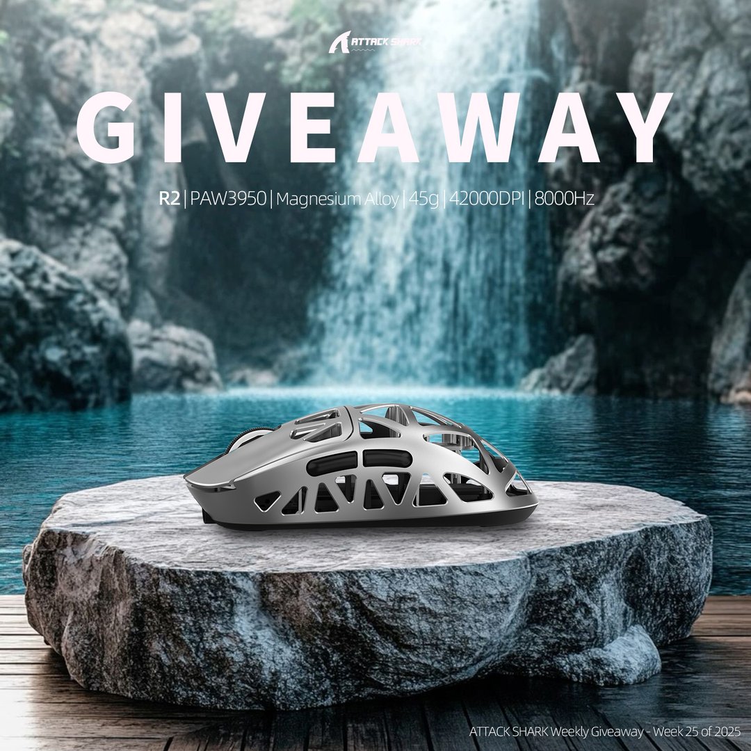 ATTACK SHARK Weekly Giveaway – Week 25 of 2025