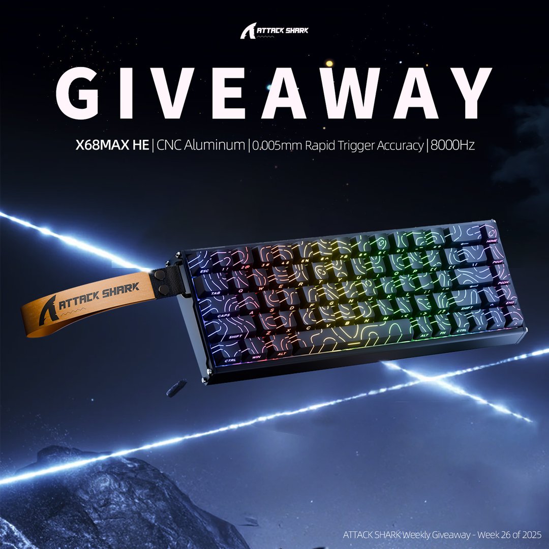 ATTACK SHARK Weekly Giveaway – Week 26 of 2025
