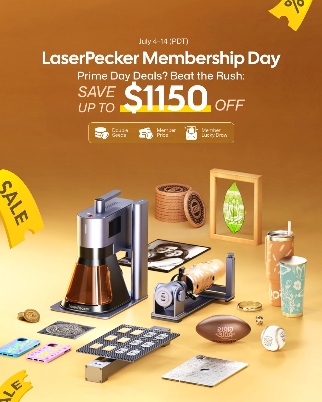 Celebrate LaserPecker Membership Day Win an LP4 in Laserlife!