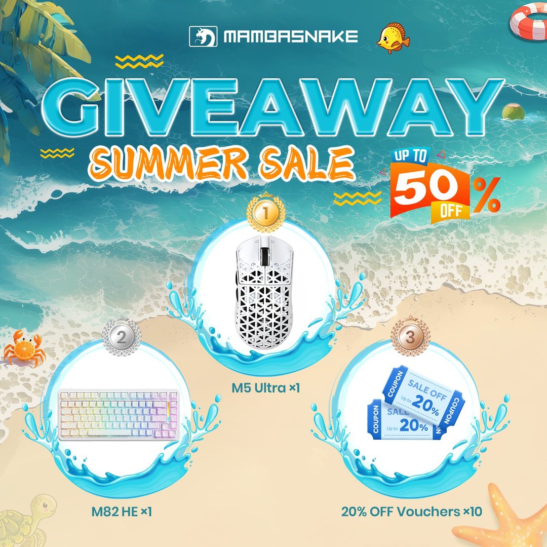 MAMBASNAKE Summer Sale Giveaway