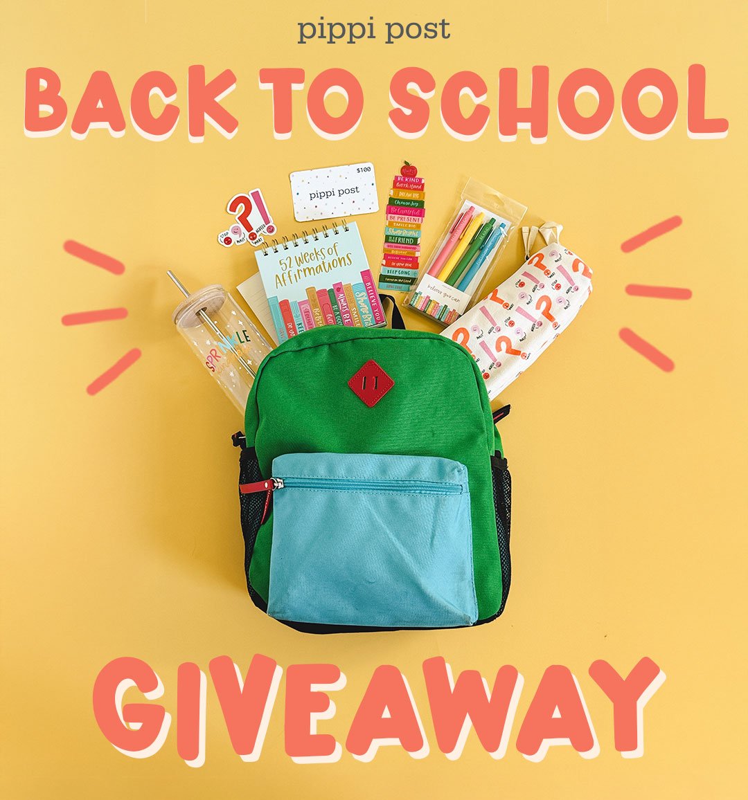 Pippi Post 2025 Back to School Giveaway