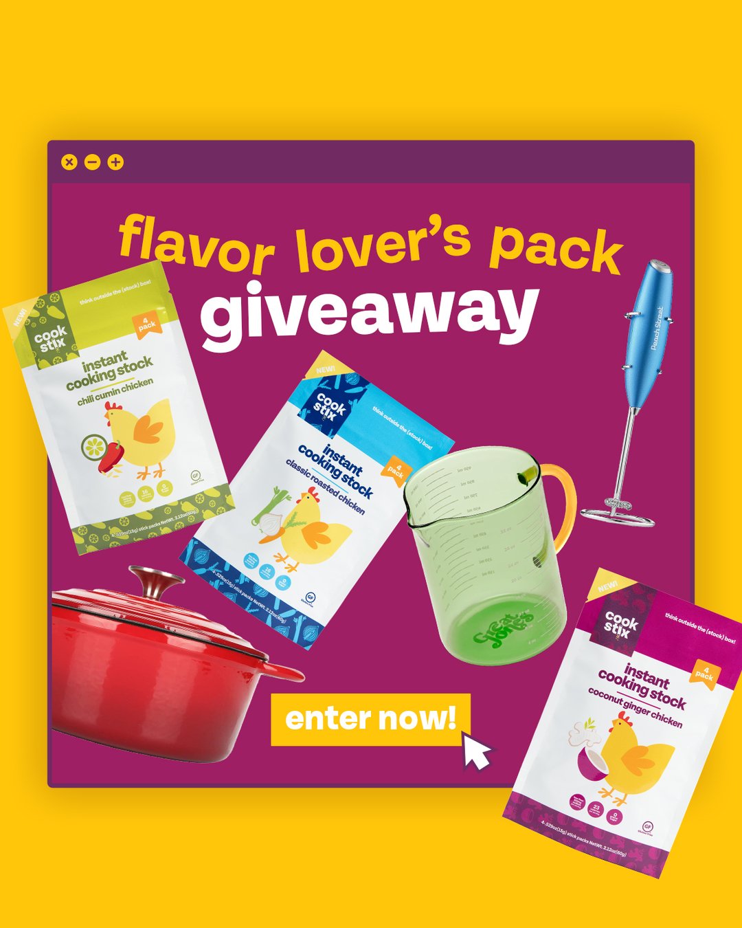 🔥 Win the Ultimate Cookstix Flavor Lover’s Bundle! 🔥