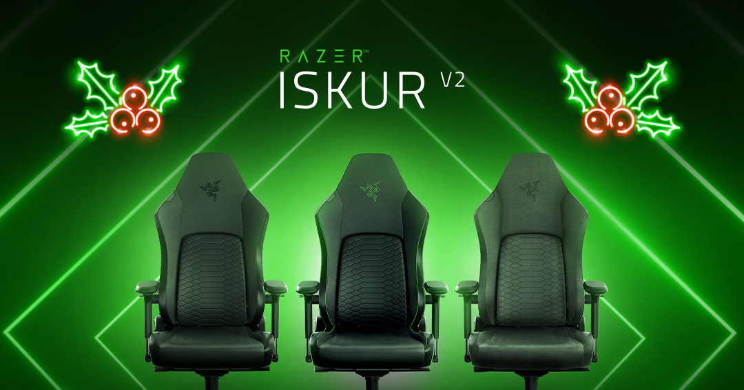 Razer Iskur V2 Holiday Giveaway