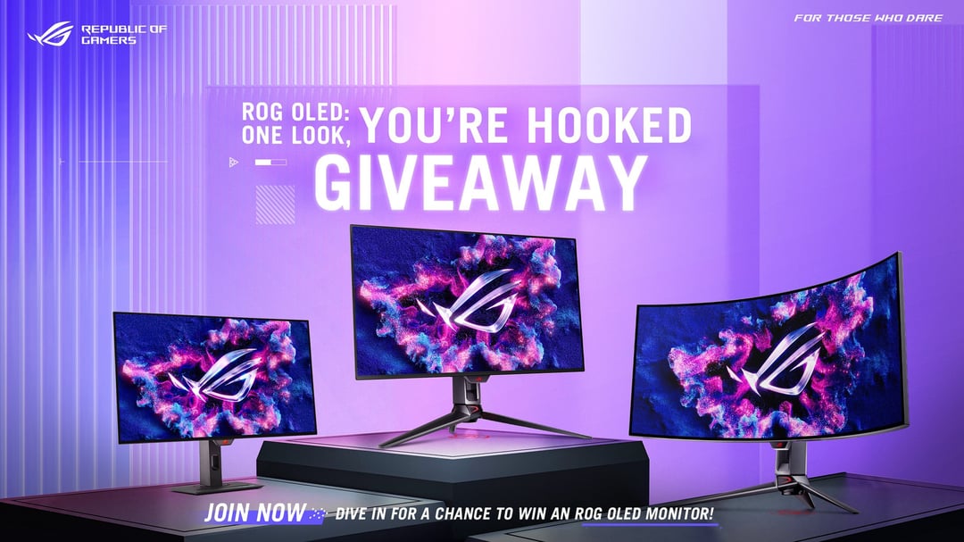 – ROG OLED Monitor Giveaway Campaign – ⭐One Look, You’re Hooked.⭐