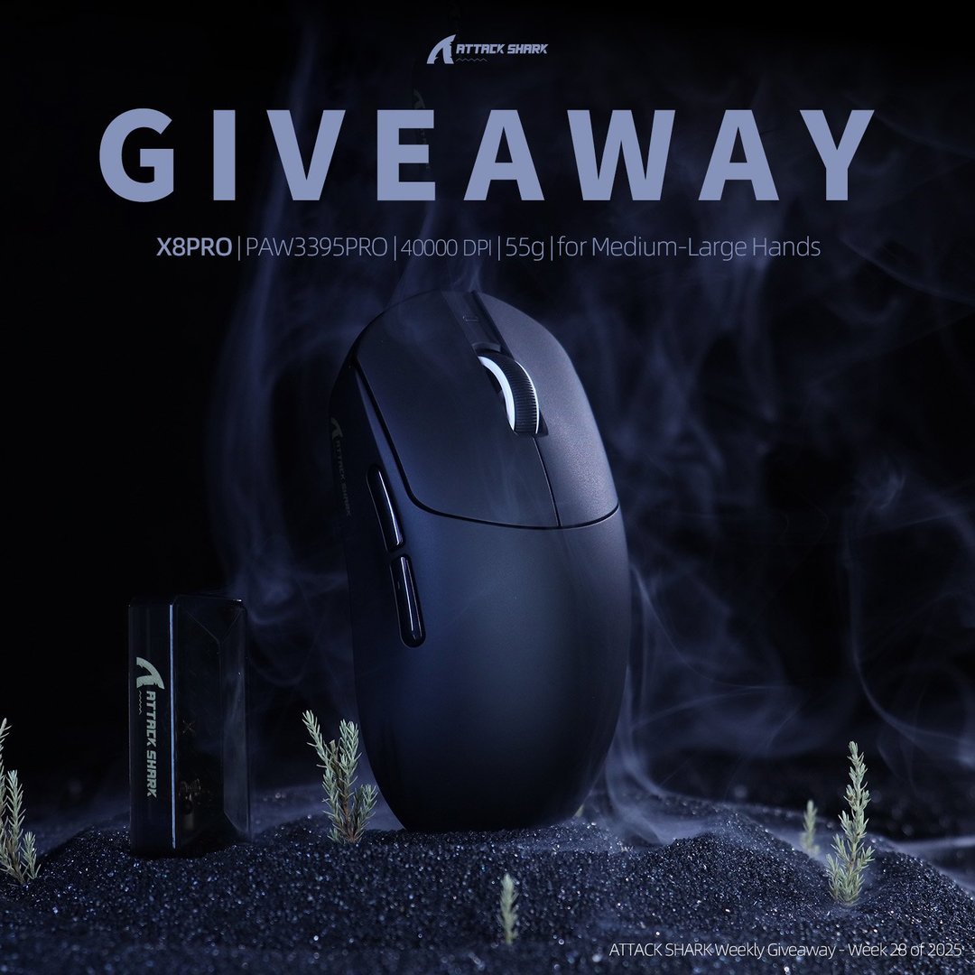 ATTACK SHARK Weekly Giveaway – Week 28 of 2025