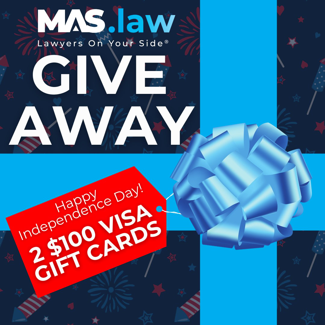 MAS Law’s Fourth of July Giveaway – 2 $100 Gift Cards!