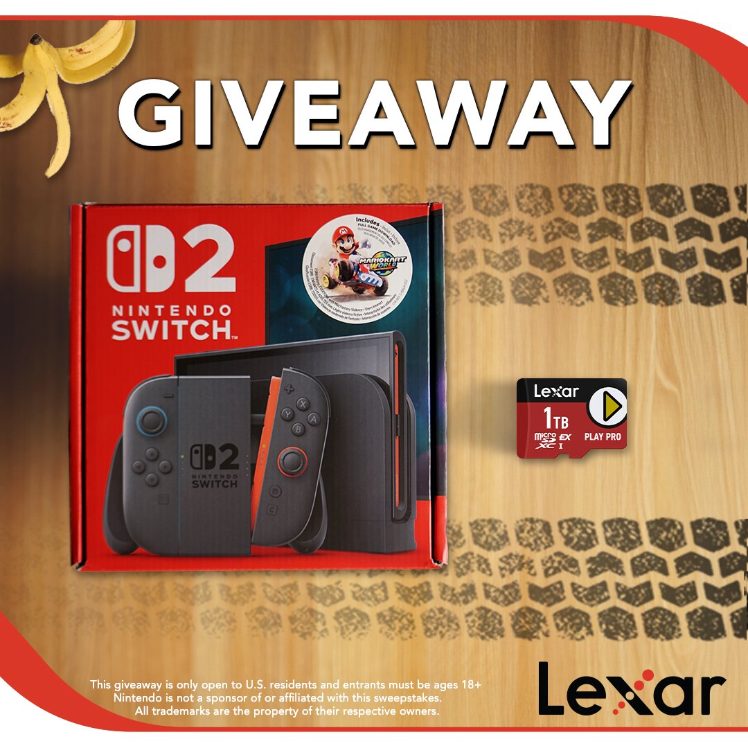 Lexar Giveaway – Nintendo Switch 2 Bundle