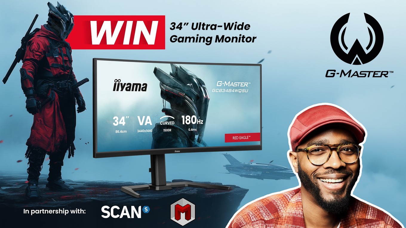 Win A G-Master Red Eagle 34″ Ultra-Wide Curved Gaming Monitor!