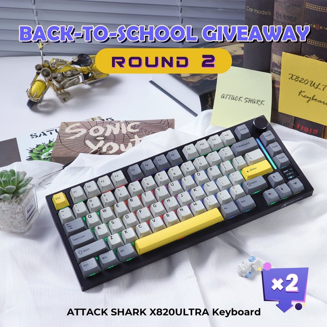 ATTACK SHARK  Back-to-School Giveaway Round 2