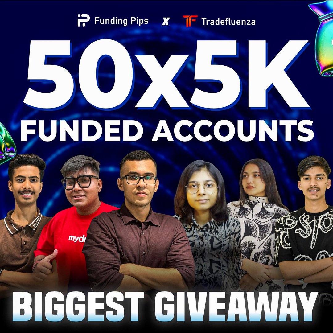 Funding Pips X Tradefluenza Giveaways