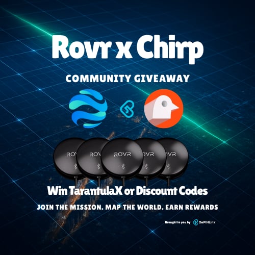 ROVR x Chirp: Win TarantulaX Sensors