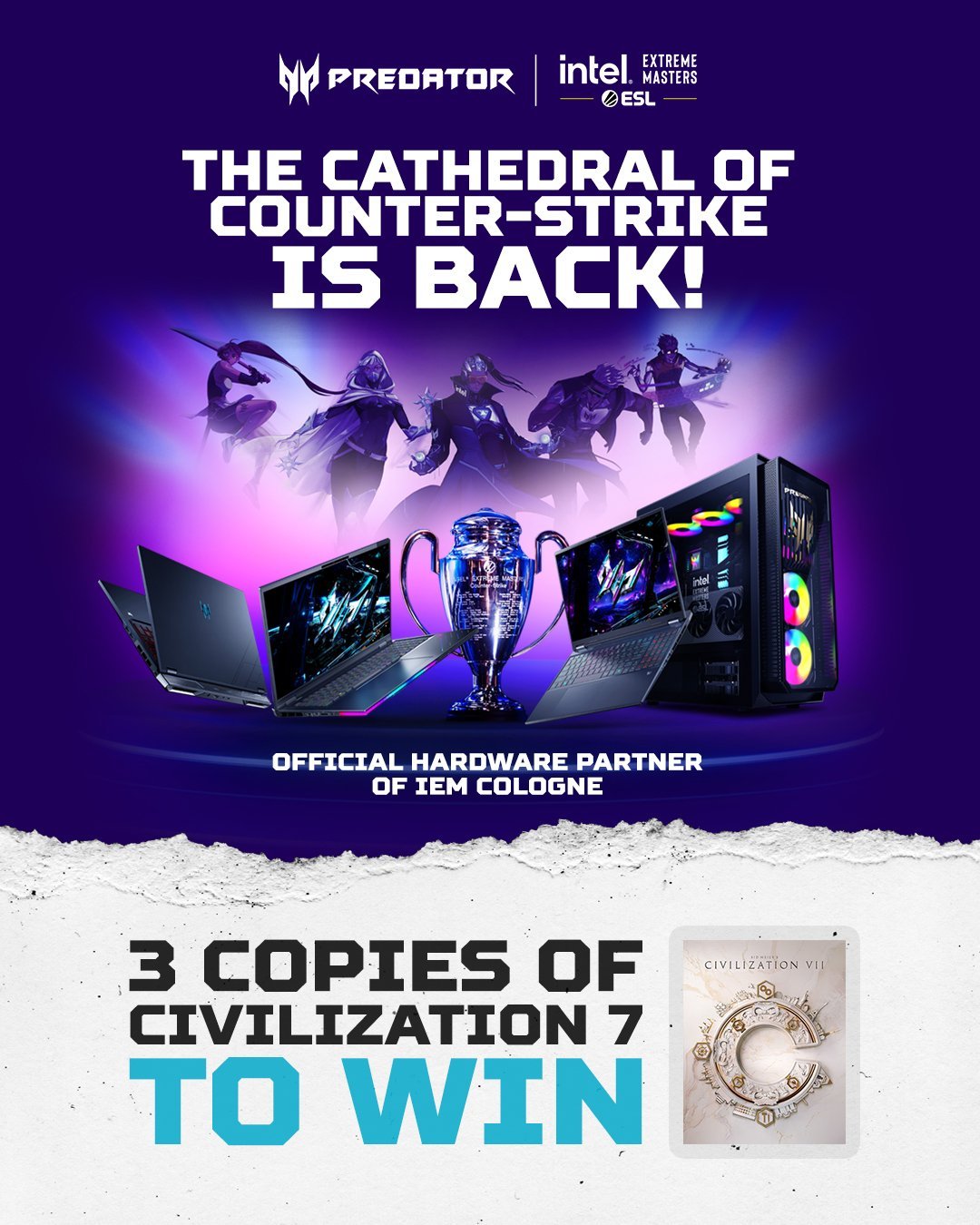 3 x Copies Of Civilization VII To Win