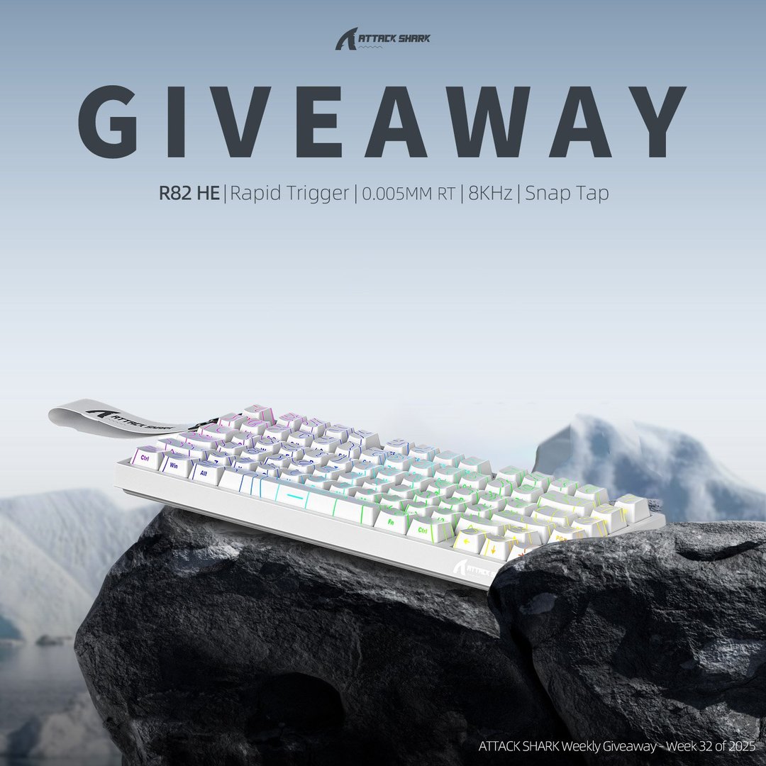 ATTACK SHARK Weekly Giveaway – Week 32 of 2025