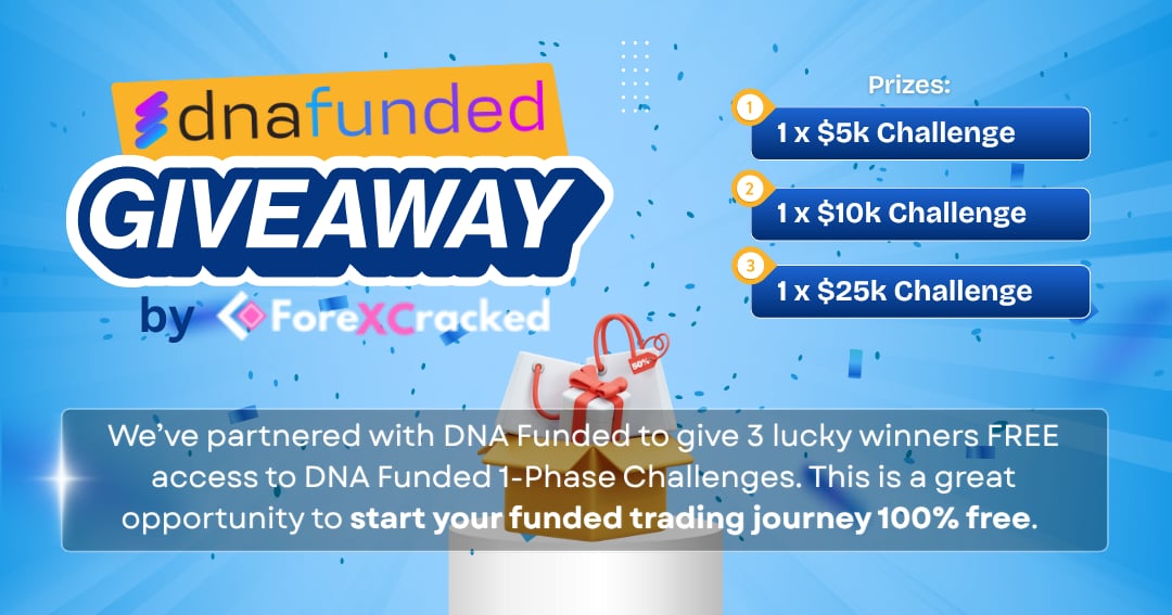DNA Funded Giveaway by ForexCracked