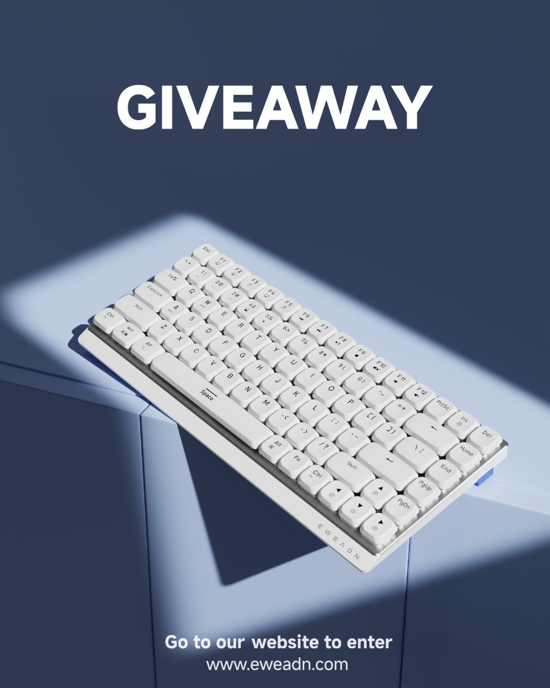 EWEADN MK84 Low Profile Keyboard