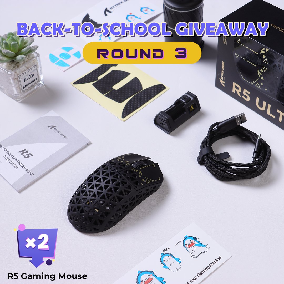 ATTACK SHARK  Back-to-School Giveaway Round 3