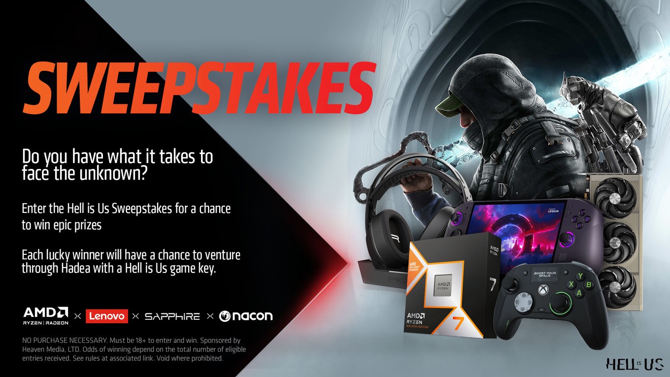 Hell Is Us Game Launch Sweepstakes, Partnered With AMD