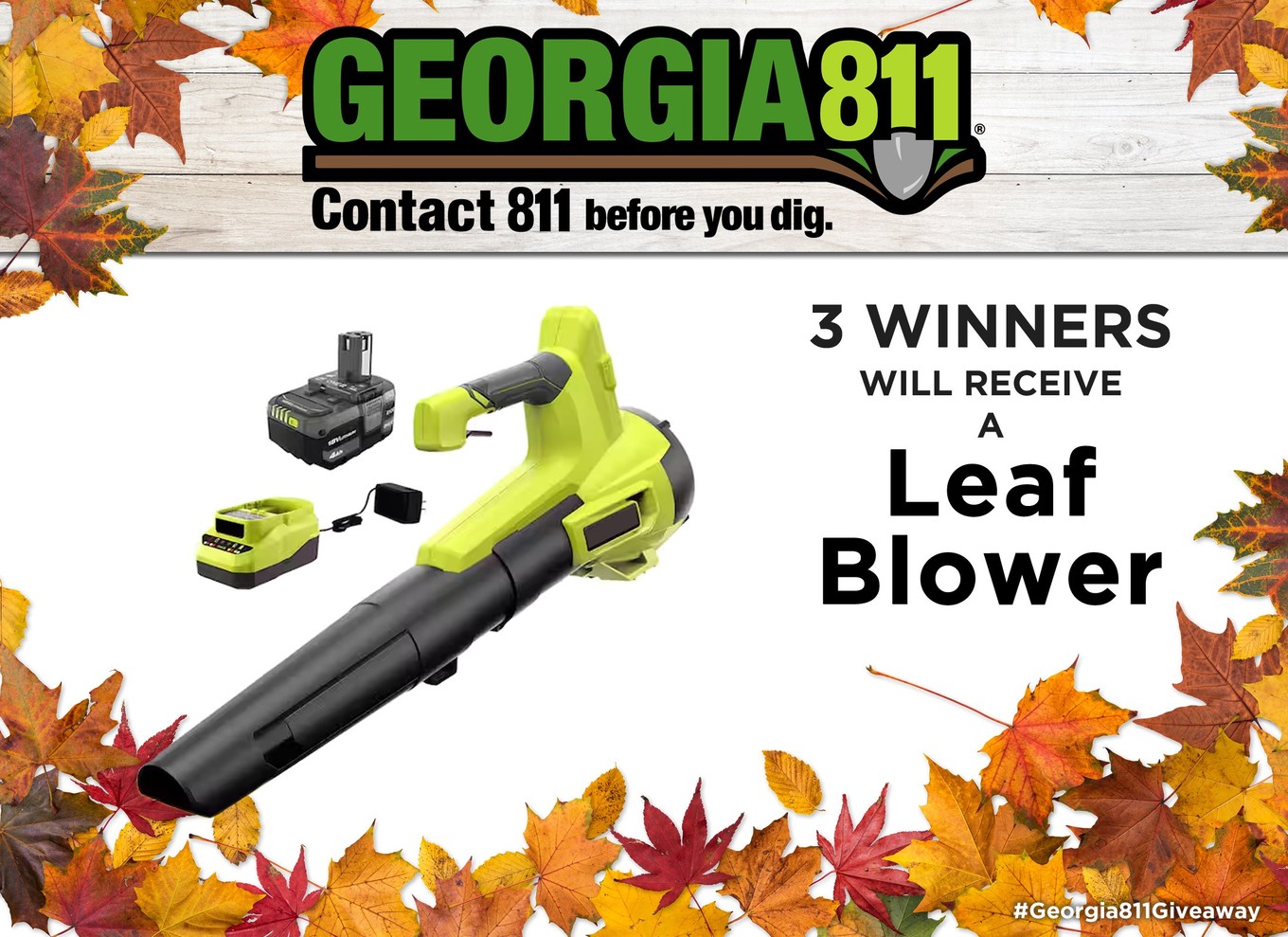 Win A Leaf Blower