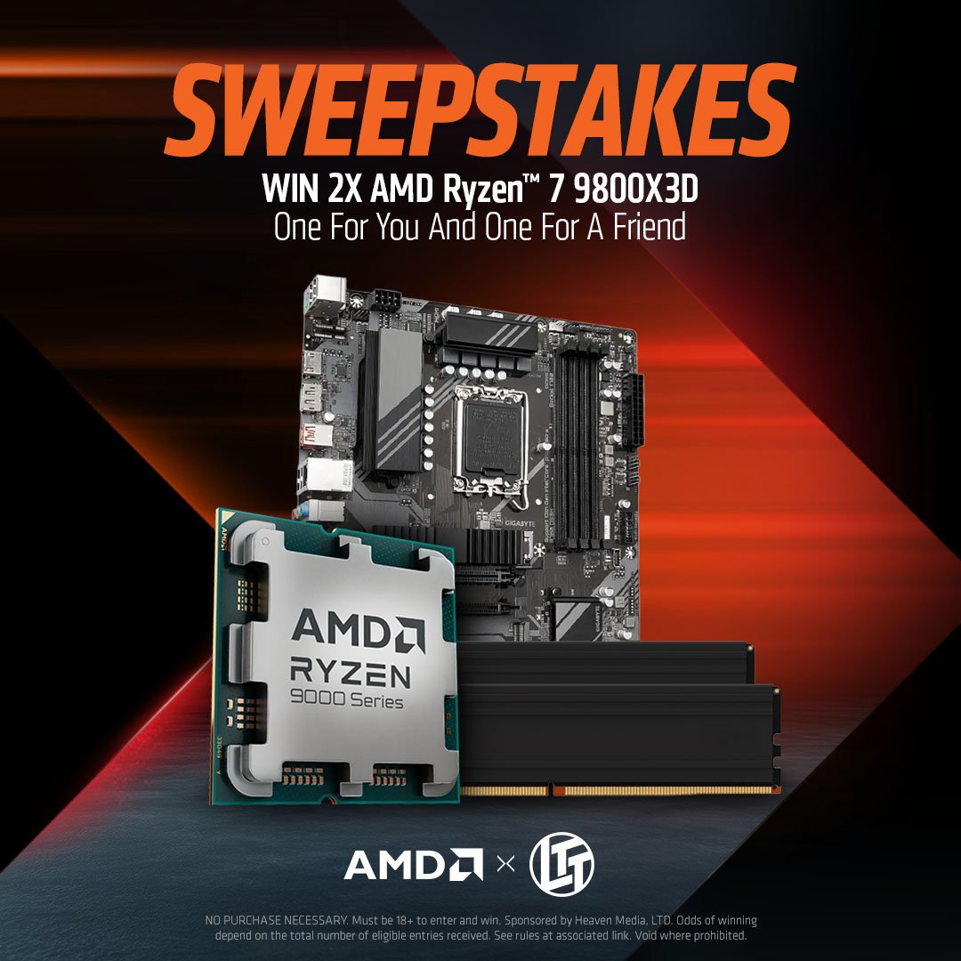 LTT X AMD: Back to School UPGRADE Sweepstakes