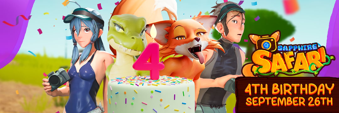 Sapphire Safari 4th Birthday Giveaway