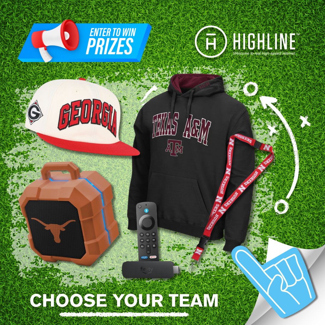 Highline 2025 NCAA Football Season Giveaway