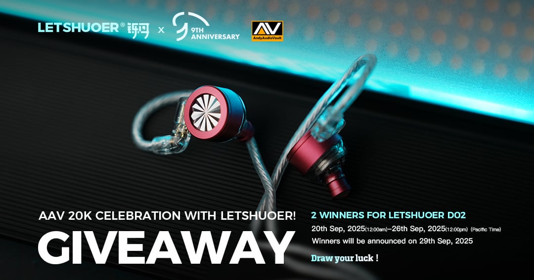 AAV 20K Celebration with LETSHUOER!  GIVEAWAY