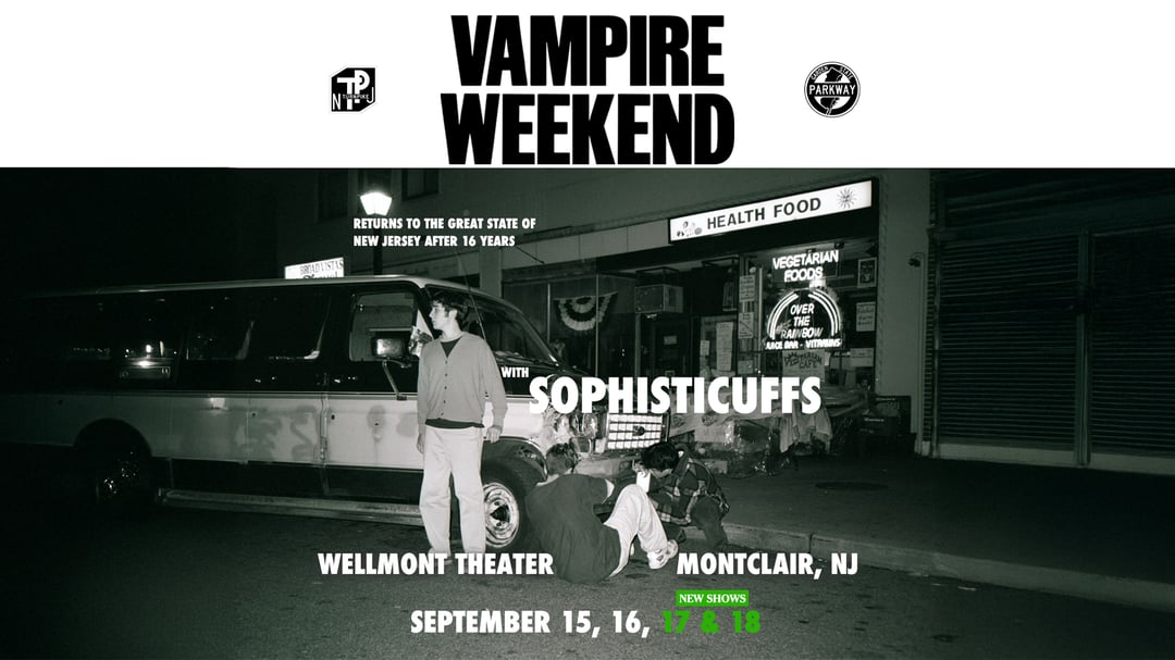 Win a pair of tickets to see Vampire Weekend (Night 1)!