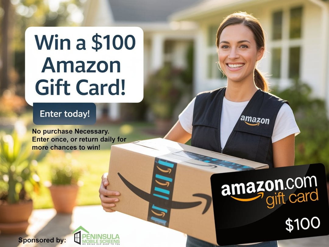 Peninsula Mobile Screens – $100 Amazon Gift Card Giveaway