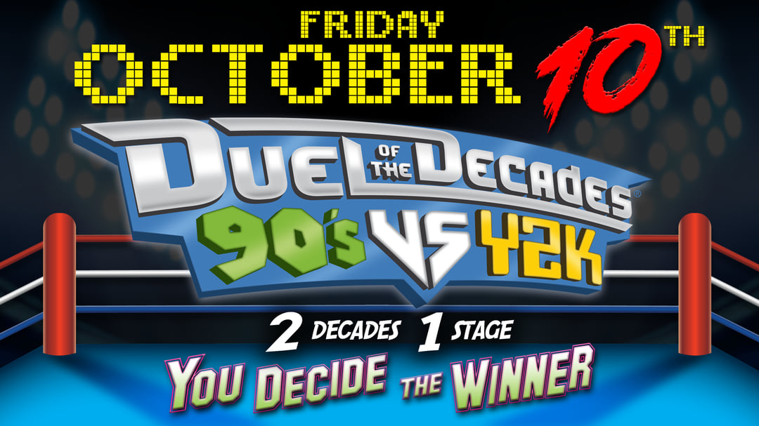 Win a pair of tickets to see Duel of the Decades: 90’s vs Y2K!