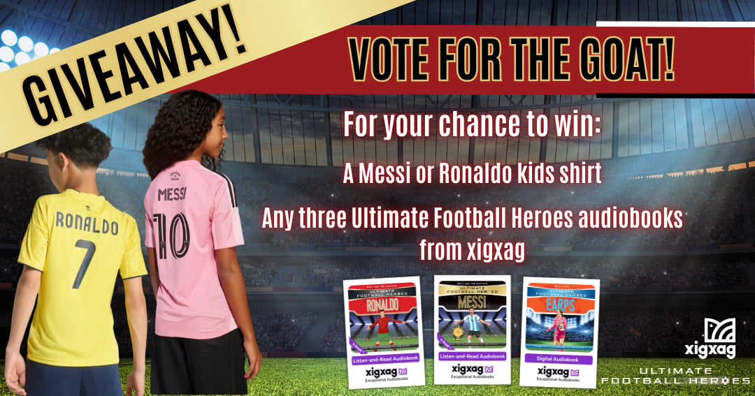Vote for the GOAT for the chance to win a Messi or Ronaldo kids shirt